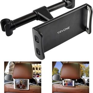 Car Headrest Tablet Mount Holder - Tryone Auto Backseat Tablets Stand